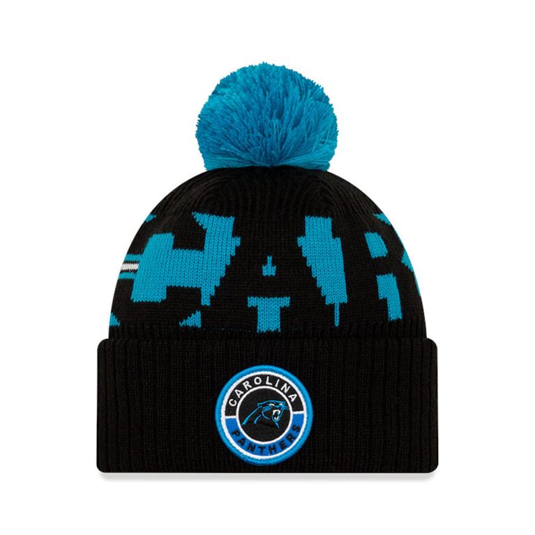 Gorras New Era Beanies Negros - Carolina Panthers On Field Kids 92803NGVQ